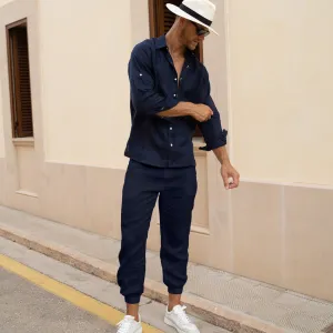 Linen Pants / Navy