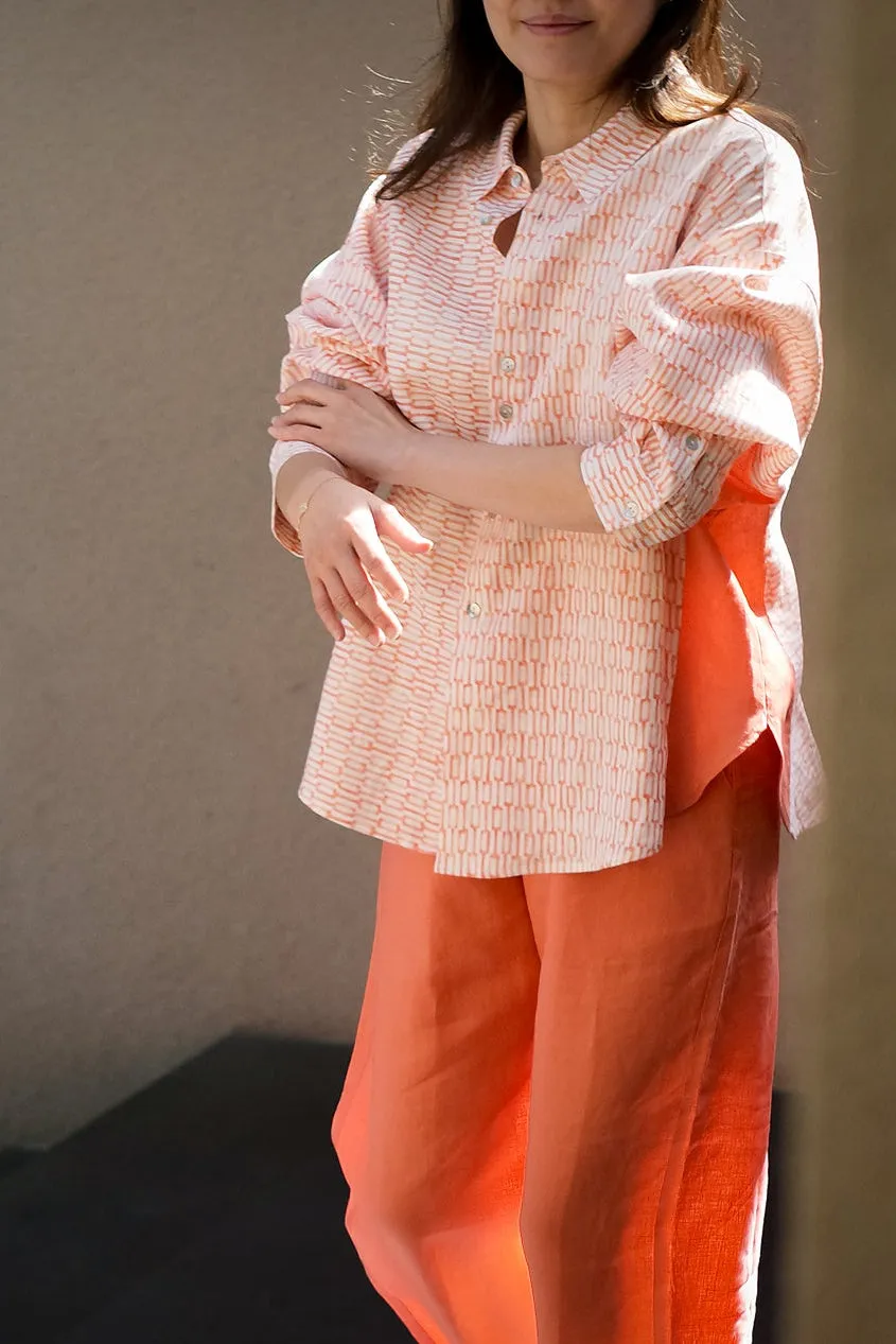 linen toby shirt