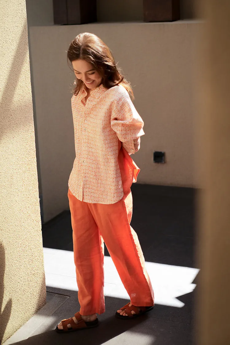linen toby shirt
