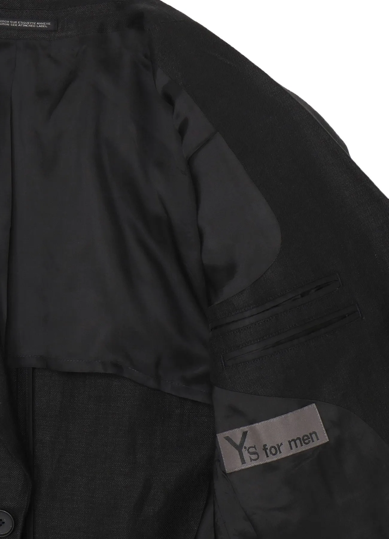 LINEN TWILL JACKET WITH 2-BUTTON