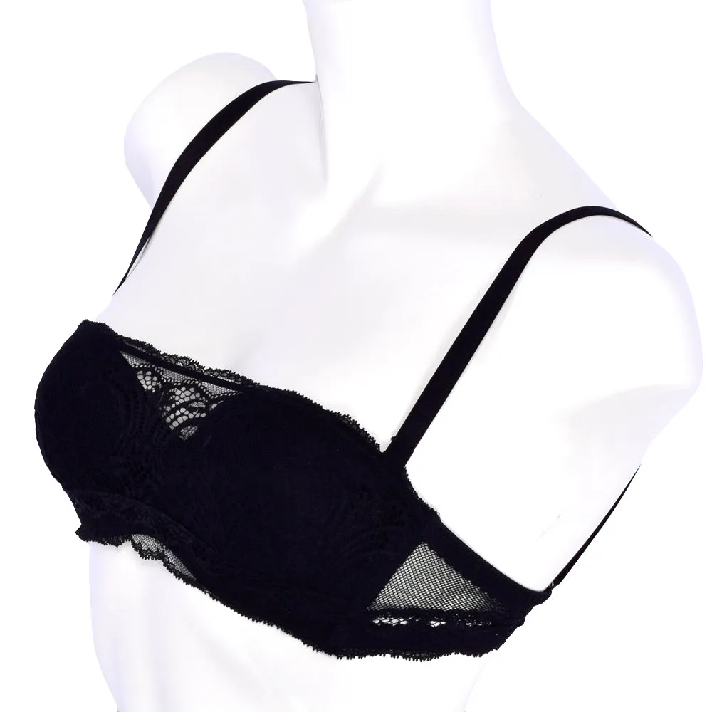 Lise Charmel Underwired Bandeau Bra Black 32B