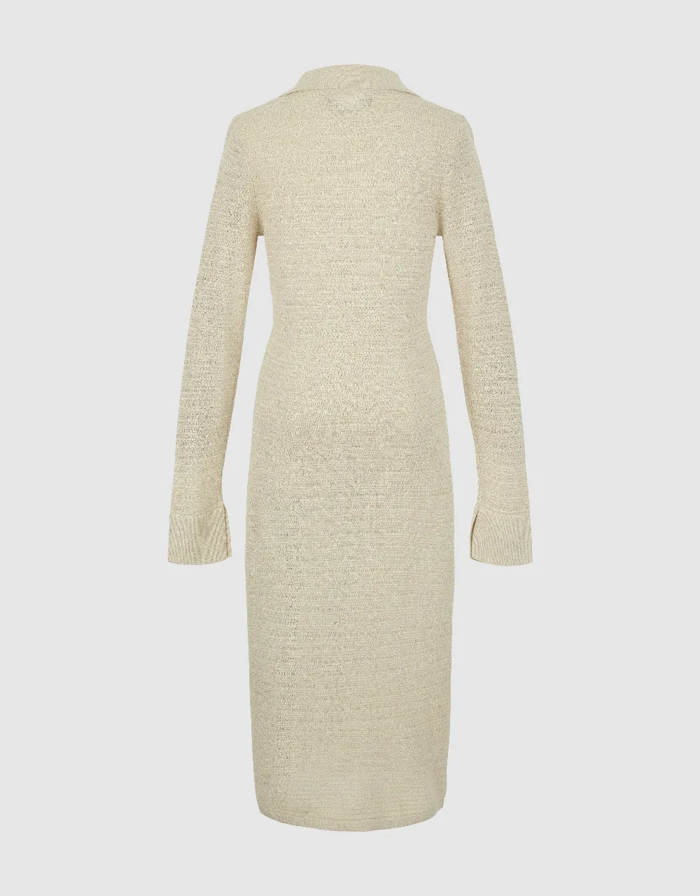 Longline V-Neck Skinny Knitted Cardigan