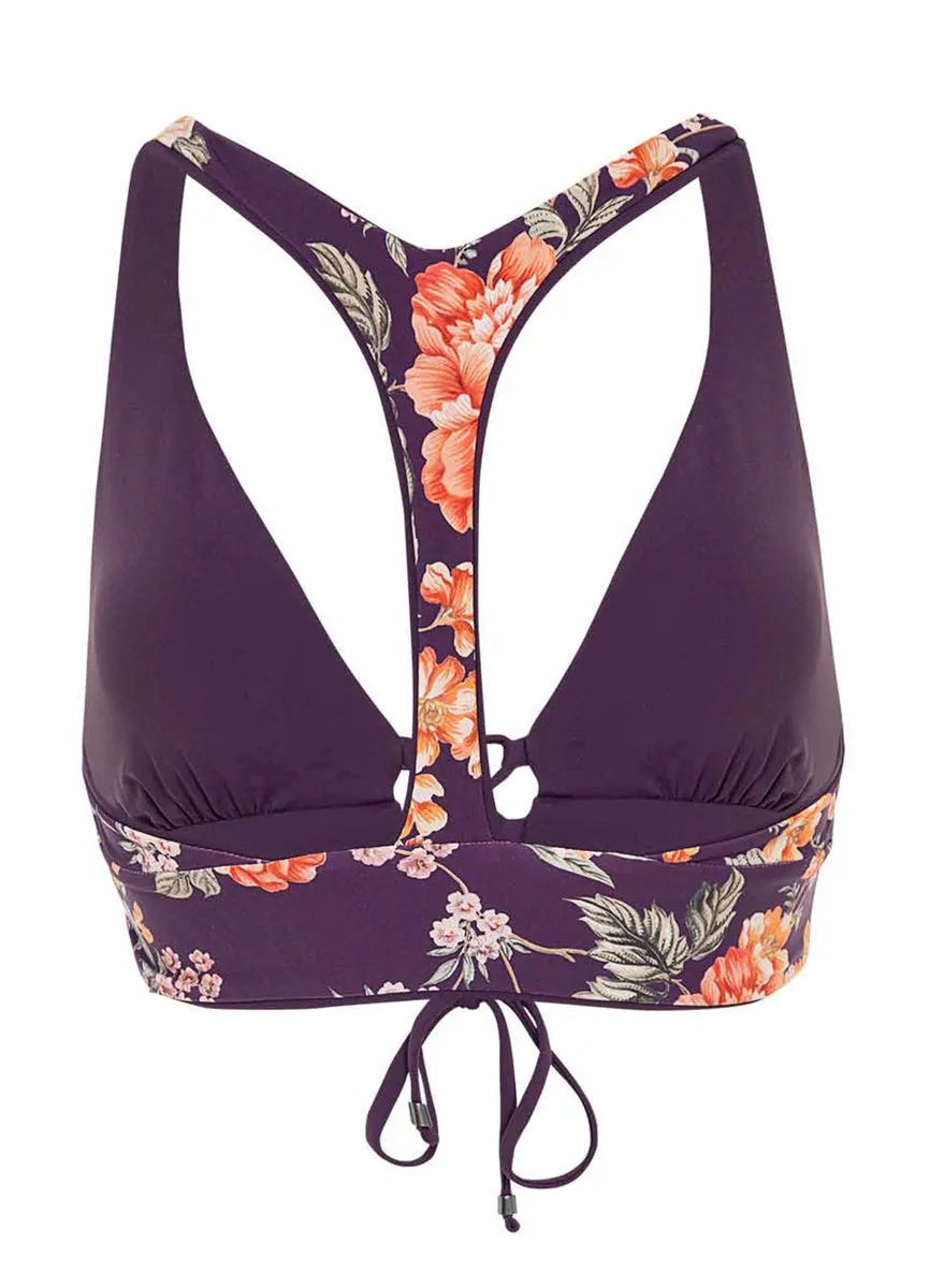 Maaji Dark Grape Yasmina Bikini Top
