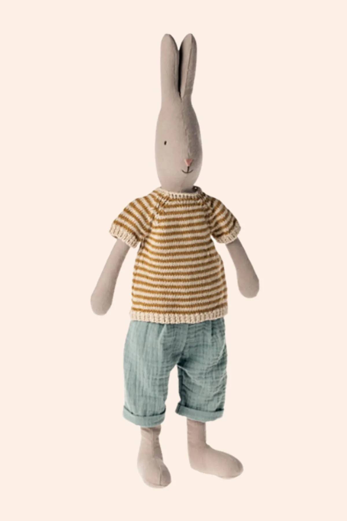 Maileg - Rabbit Size 3 - Classic Knitted Shirt and Pants