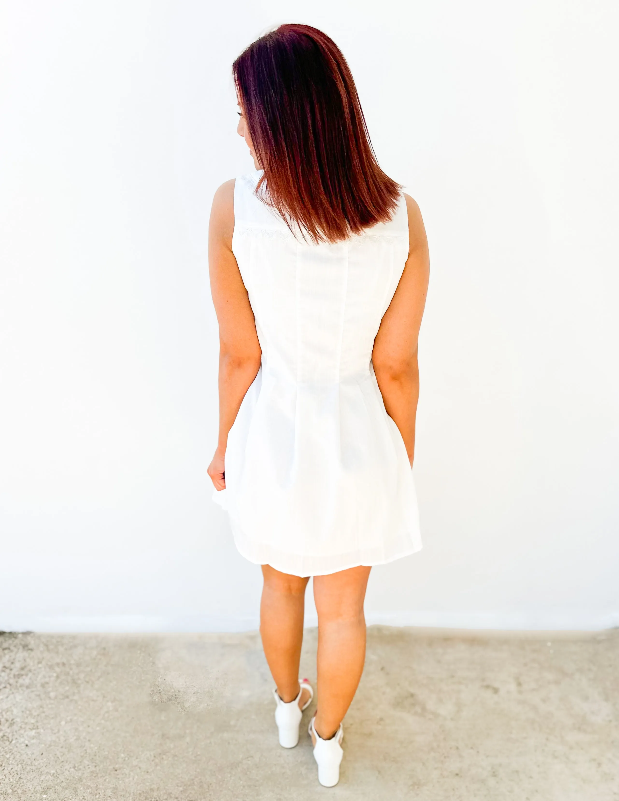 Maybe Someday Pleated Detail Dress