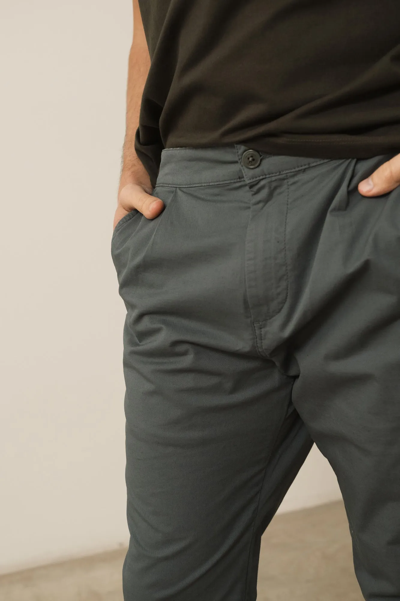 Men's Herman Linen Blend Chino Pants Blue