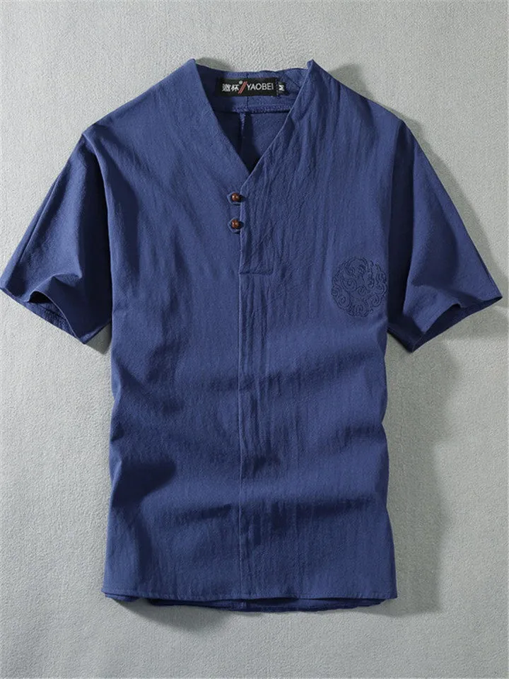 Mens Linen Short Sets