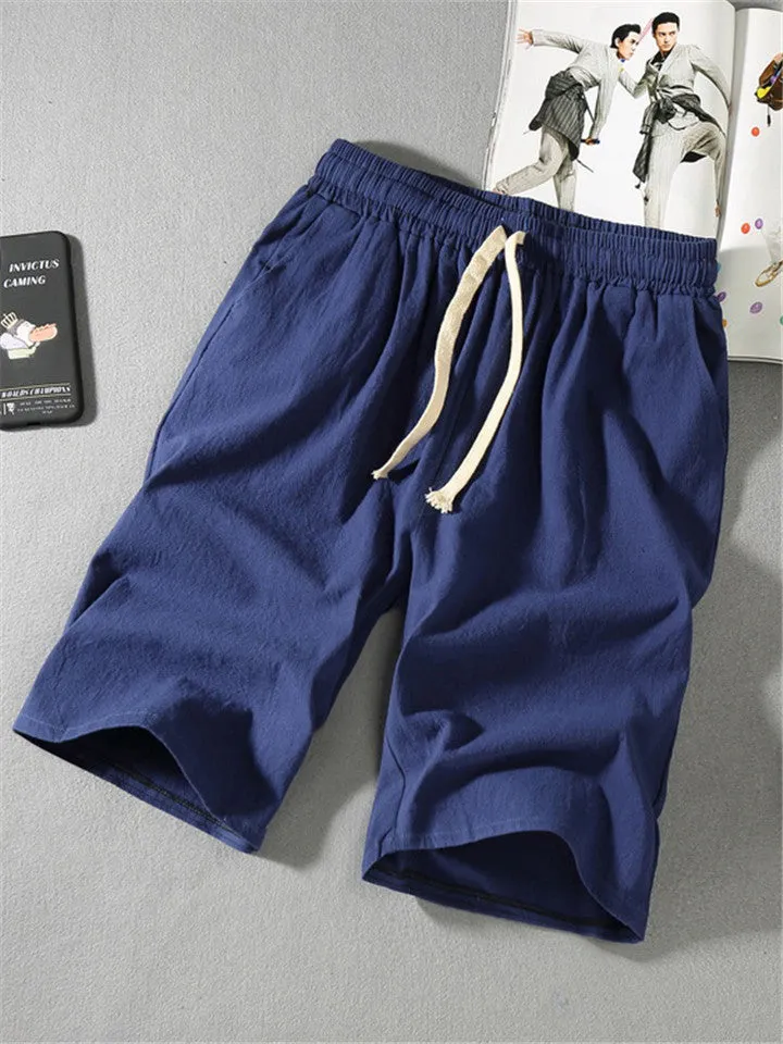 Mens Linen Short Sets