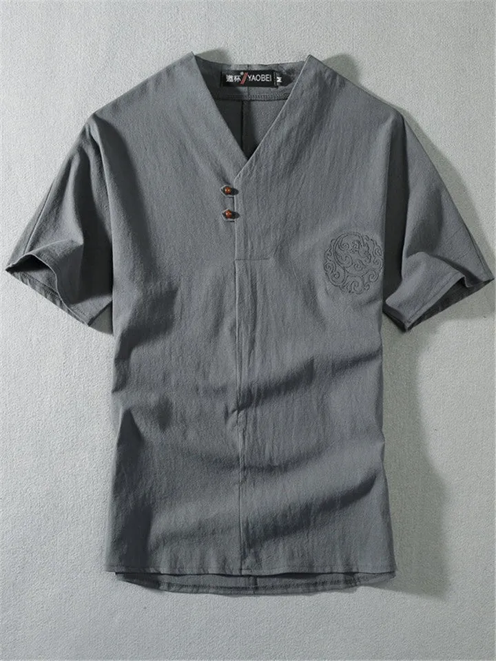Mens Linen Short Sets
