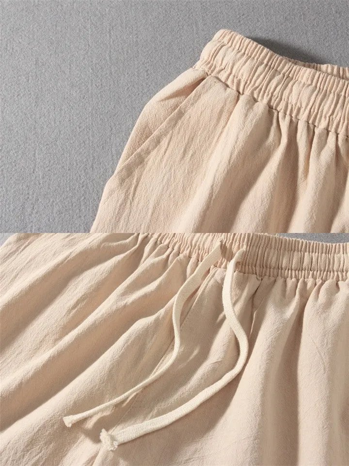 Mens Linen Short Sets