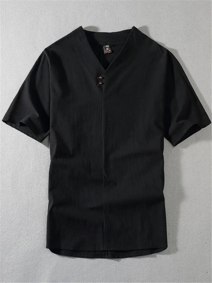 Mens Linen Short Sets