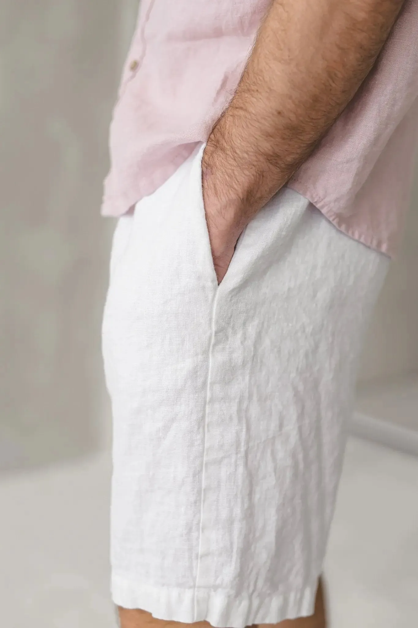 Men's Linen Shorts