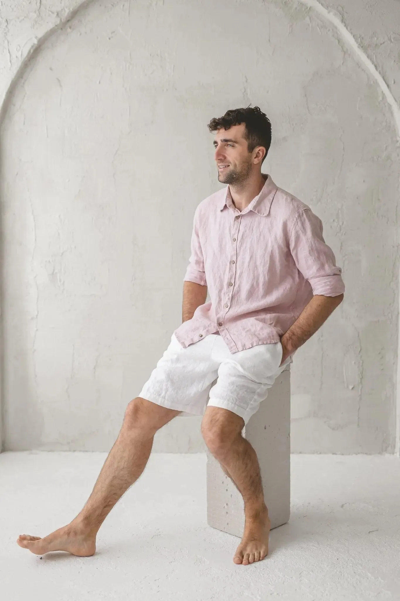 Men's Linen Shorts