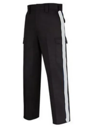 Men's Swat Cargo Pants with Reflective Piping (Blue, Maroon or Silver)
