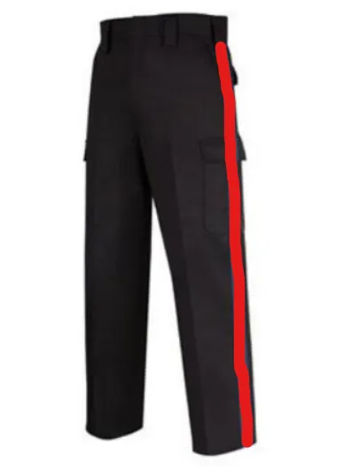 Men's Swat Cargo Pants with Reflective Piping (Blue, Maroon or Silver)