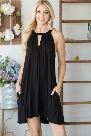 Minimal Sleeveless Mini Dress