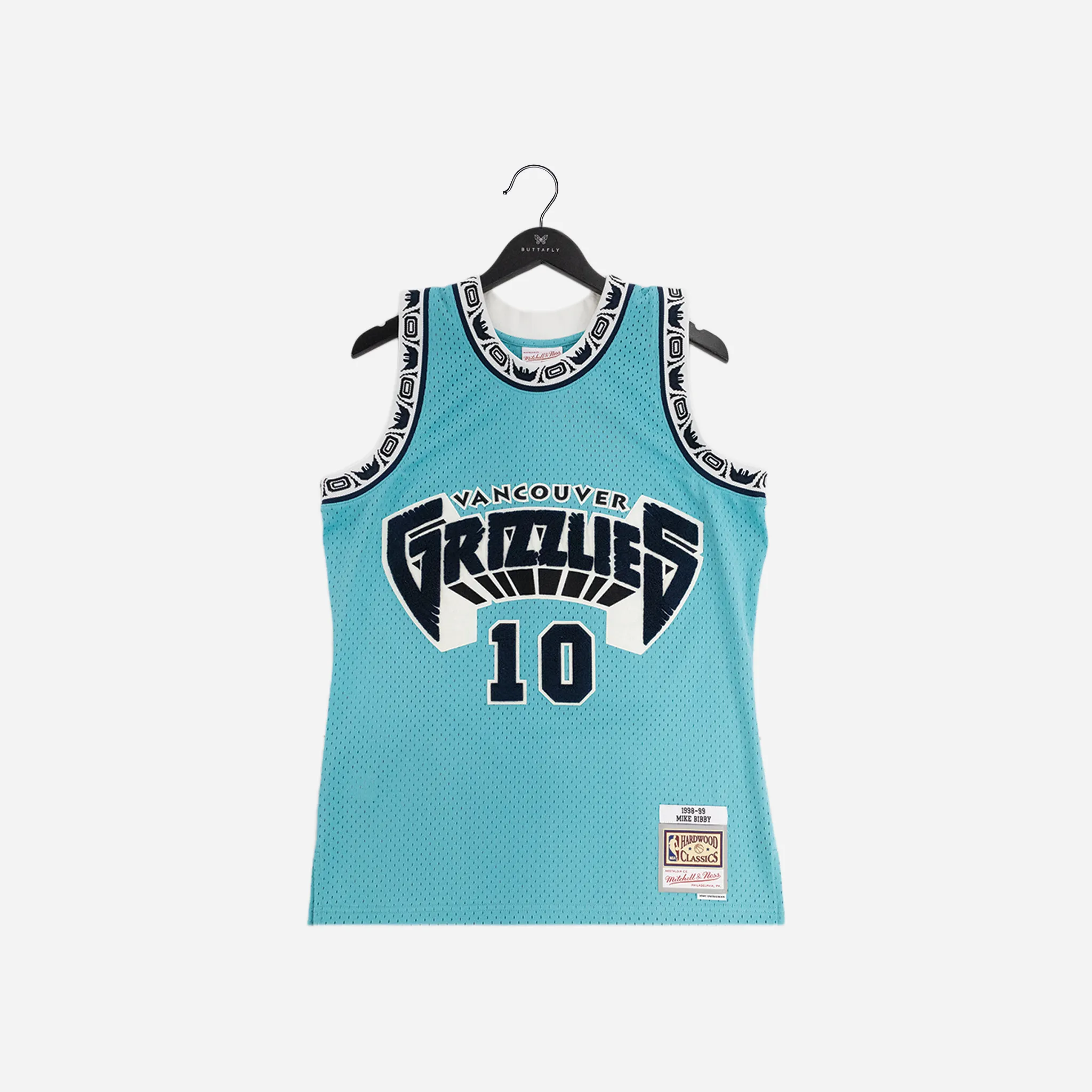 Mitchell & Ness NBA Off Court Chenille Swingman Jersey Grizzlies 1998 Mike Bibby