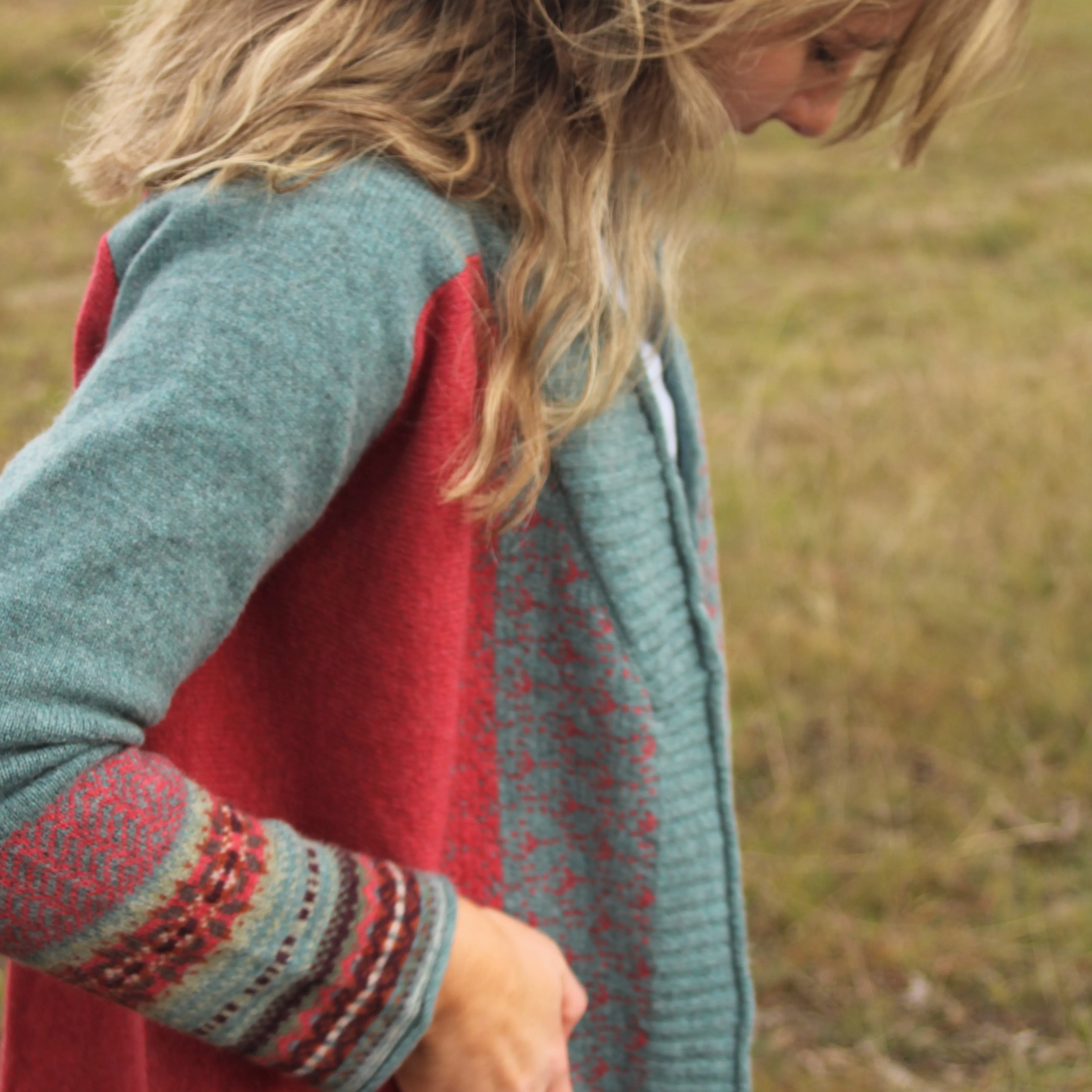 Montrose Long Cardigan - Old Rose