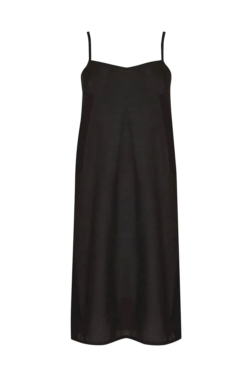 NAUDIC Full Cotton Slip - Black