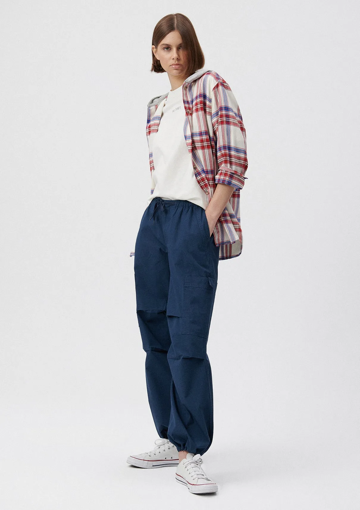 Navy Cargo Pants
