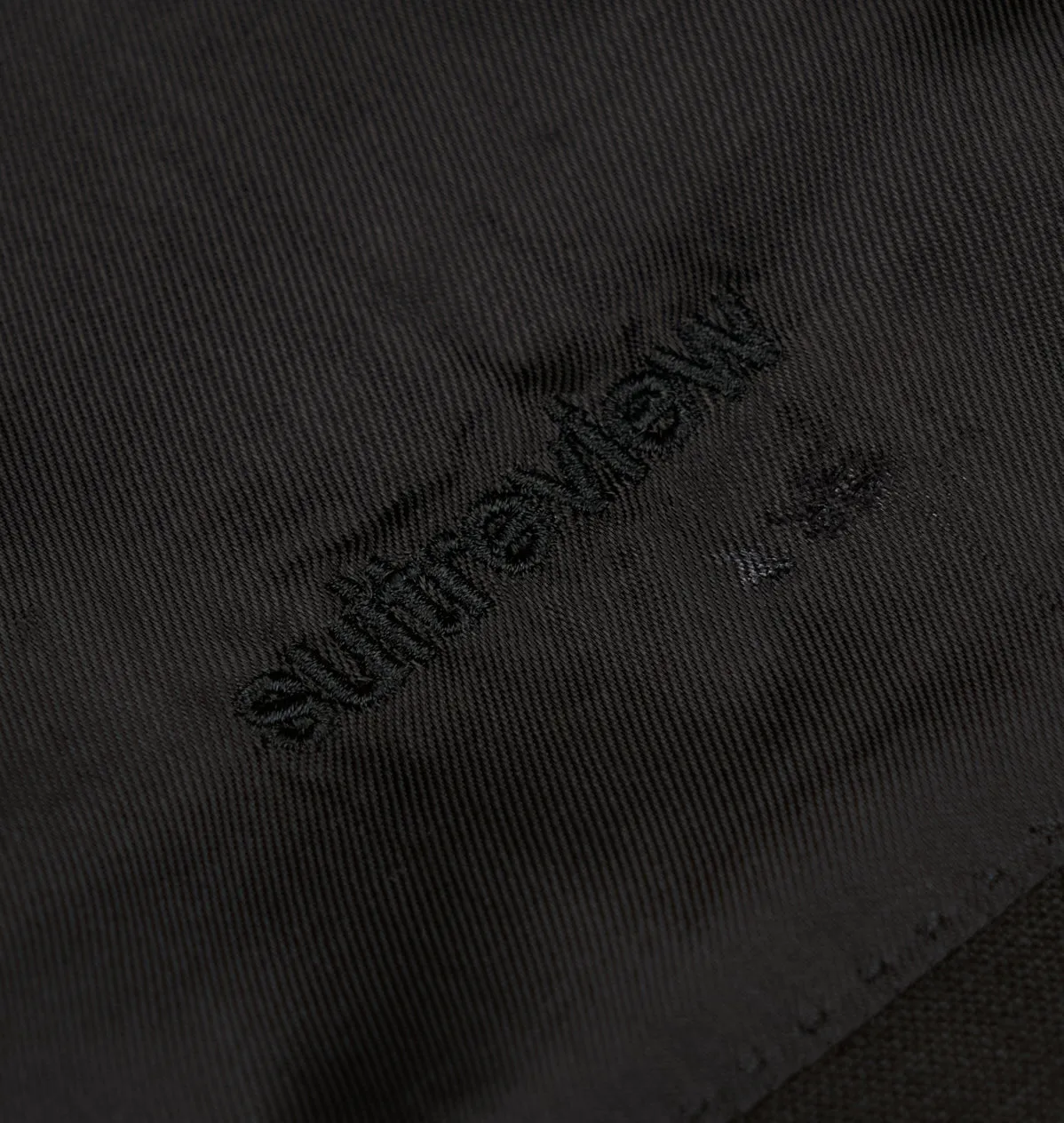 New SUITREVIEW Elmhurst Black Pure Linen DB Suit - Size 42S