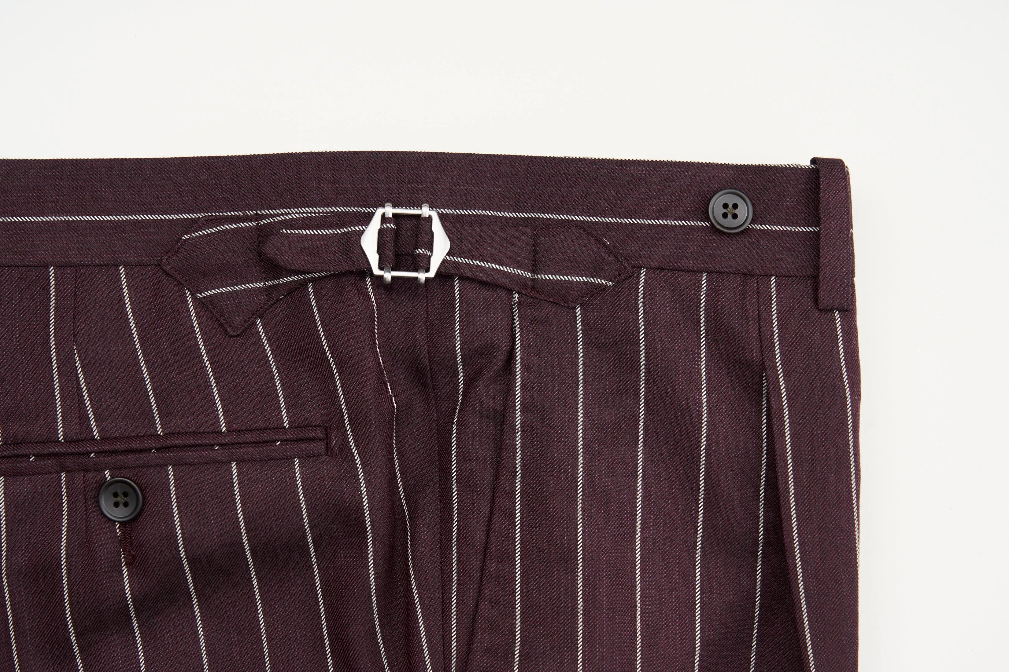 New Suitsupply Havana Burgundy Wool, Mulberry Silk and Linen Suit - Many Sizes Available