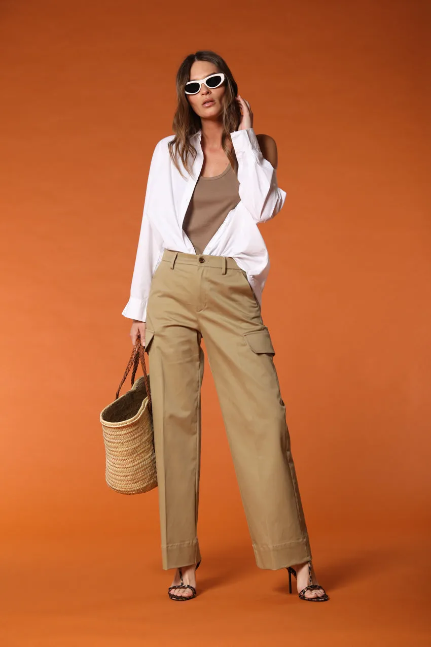 New York Studio women's Cargo Pants in cotton twill Relaxed fit