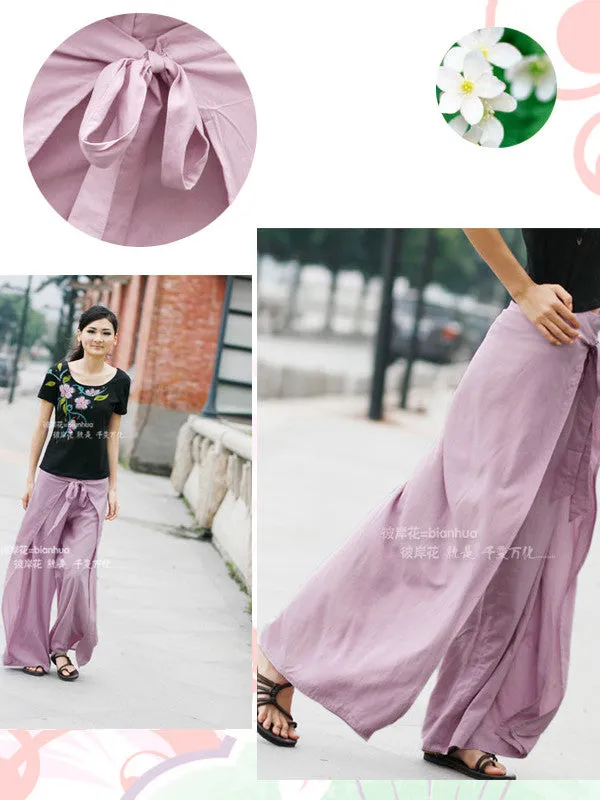 Nicole's boho wideleg pants