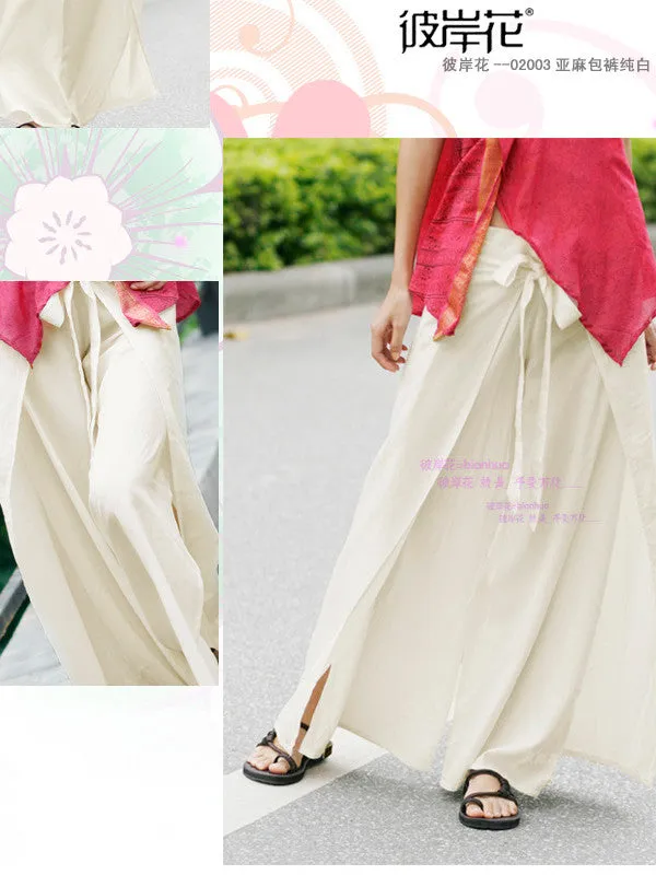 Nicole's boho wideleg pants