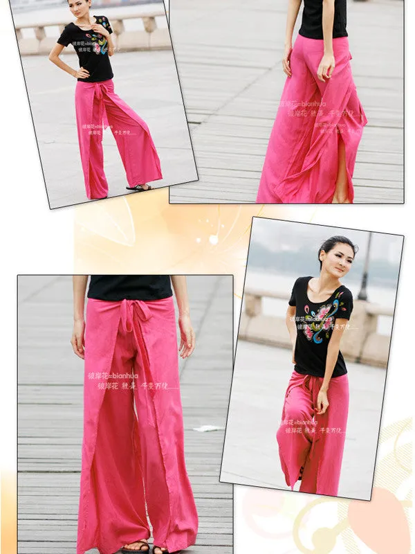 Nicole's boho wideleg pants