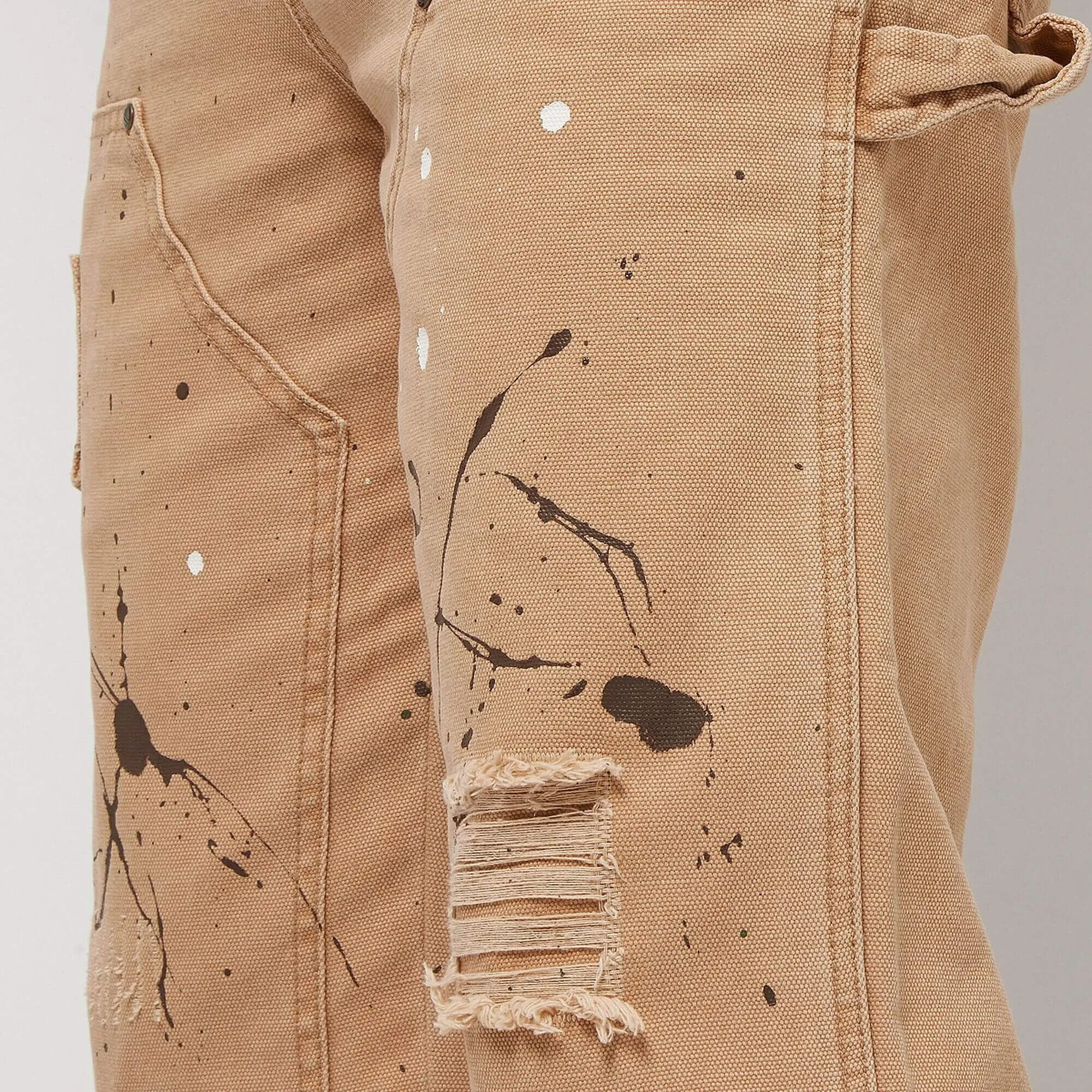 Nohavice Karl Kani KK OG Washed Cargo Pants sand pieskové
