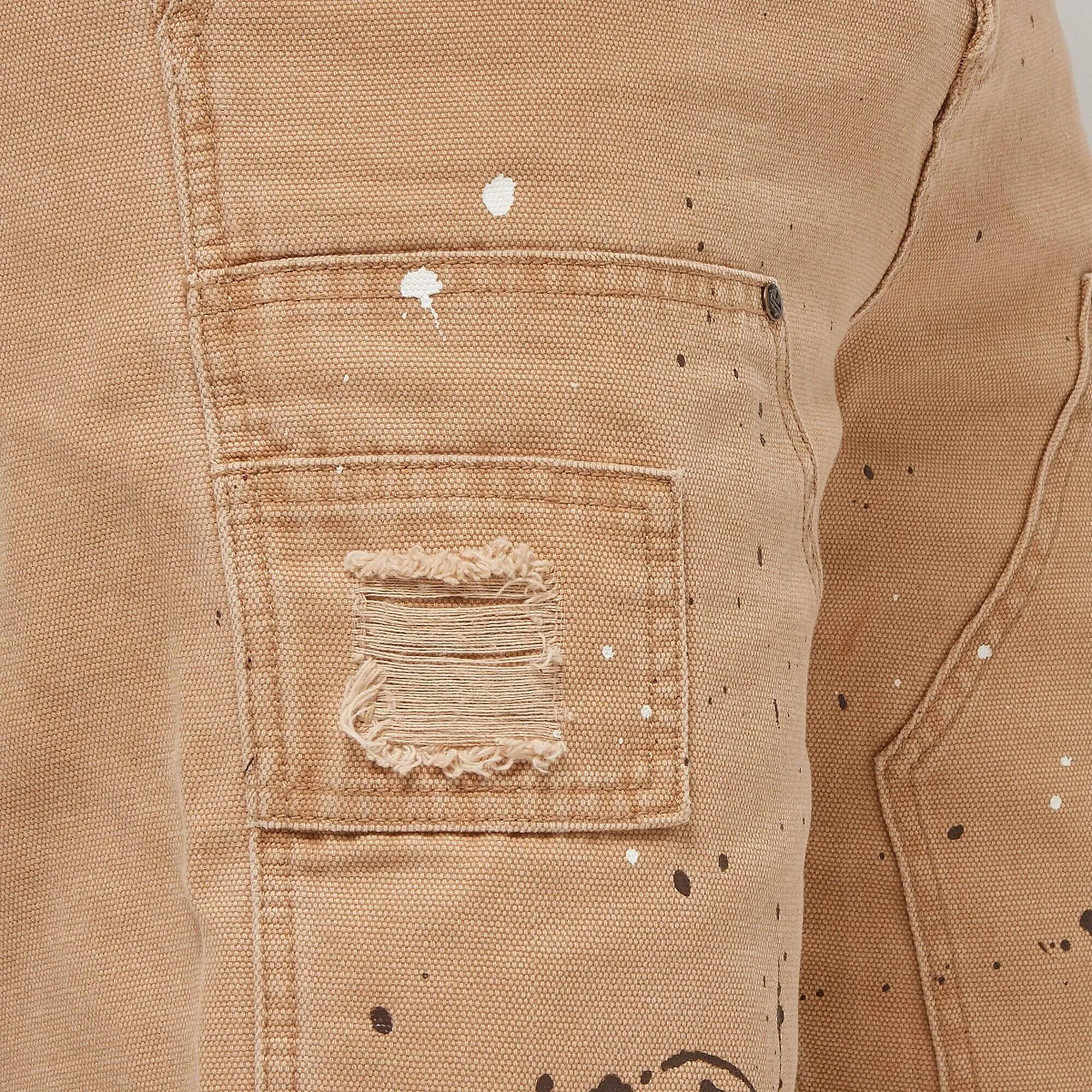 Nohavice Karl Kani KK OG Washed Cargo Pants sand pieskové
