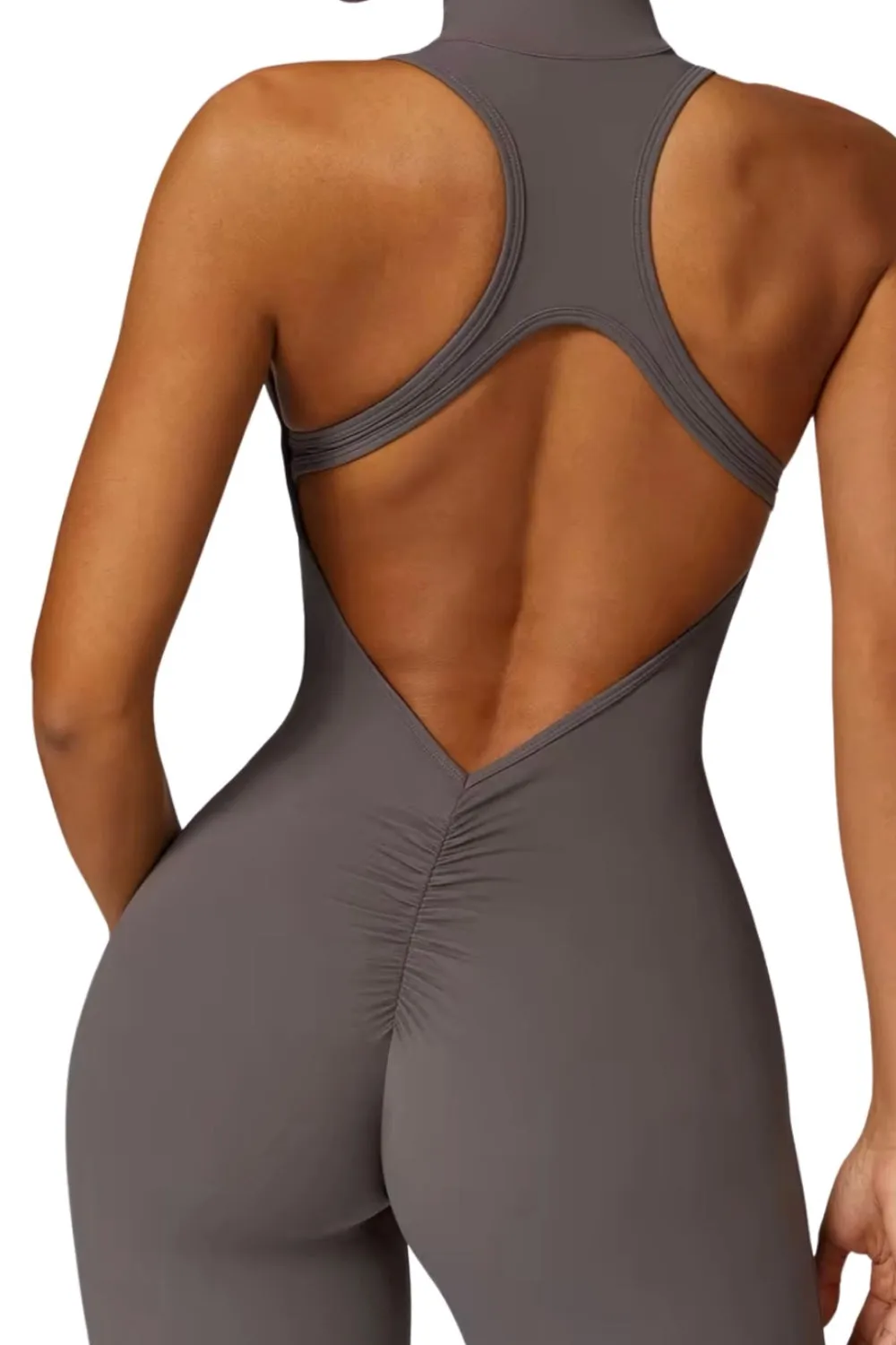 OPEN BACK SHORT JUMPSUIT