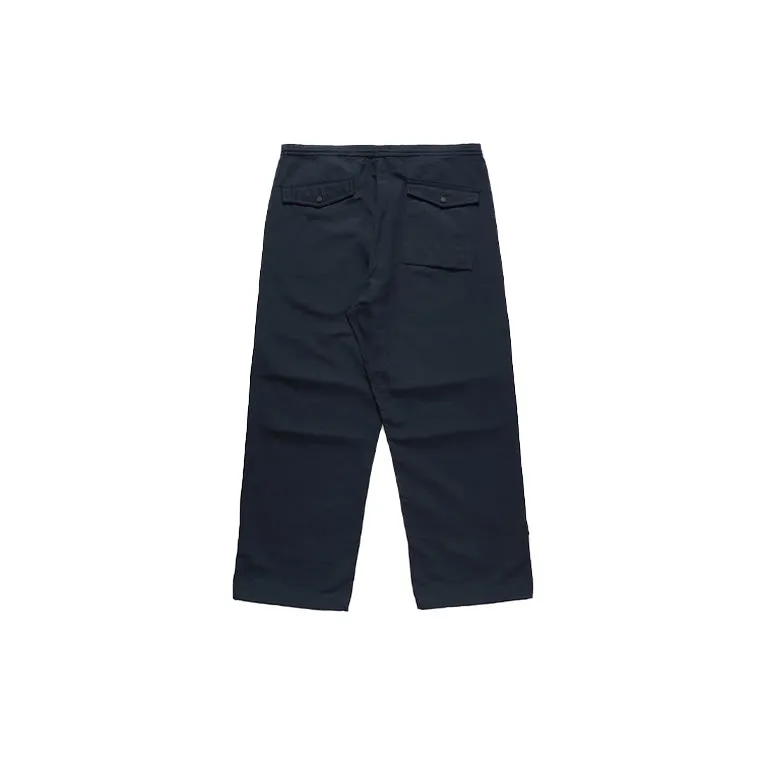ORGANIC SNOPANTS ITALIAN COTTON LINEN  - NAVY