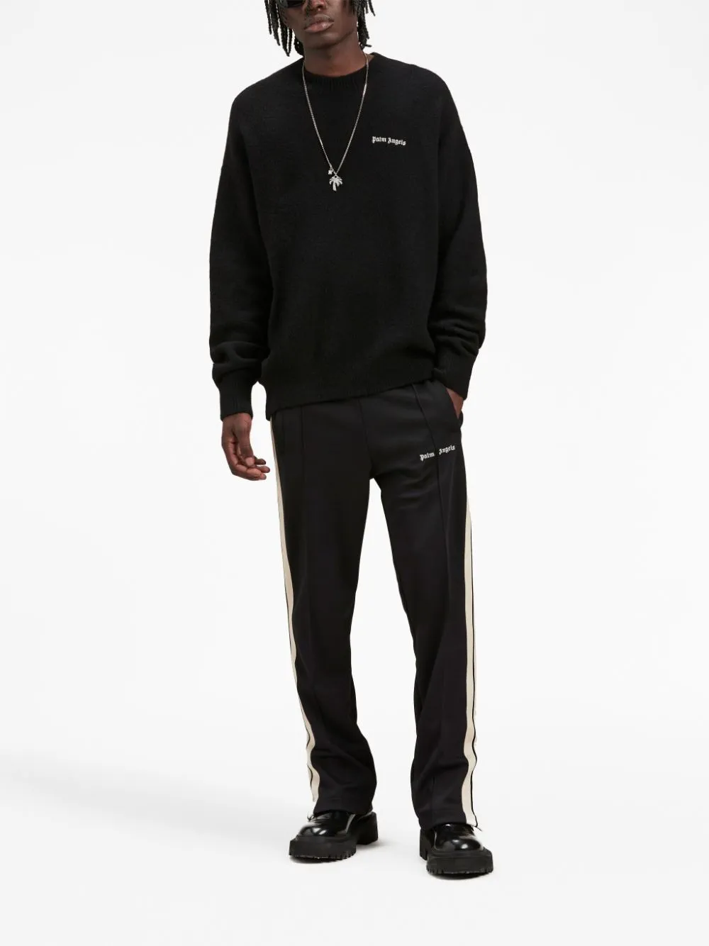 Palm Angels Sweaters Black