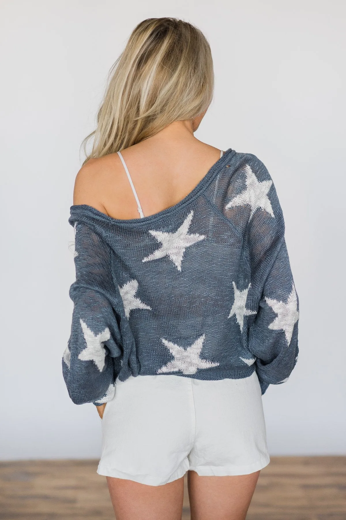 Perfect Timing Blue Top