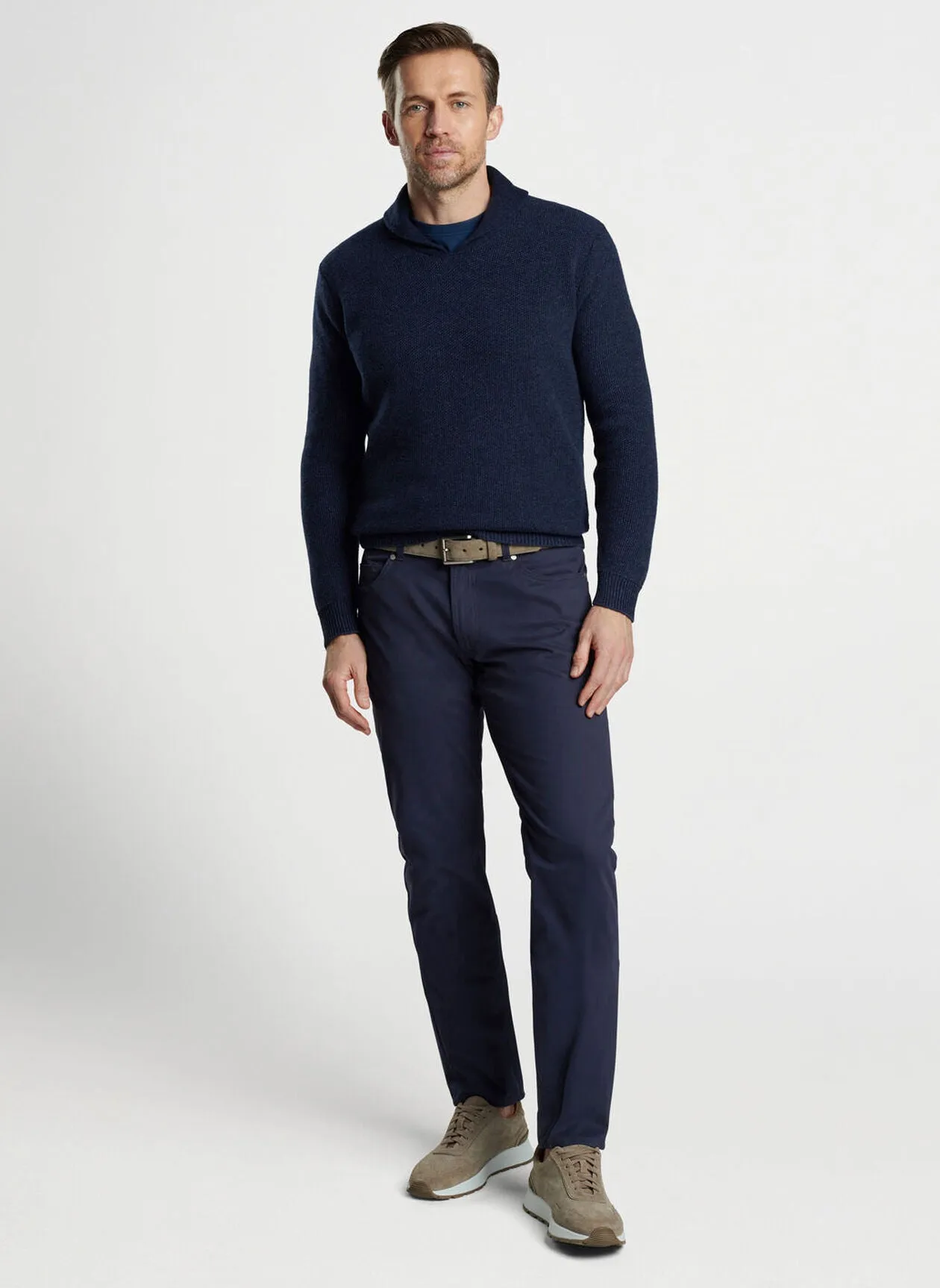 Peter Millar Corbet Shawl Pullover Sweater