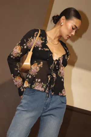 Phoebe Ruffle Floral Top