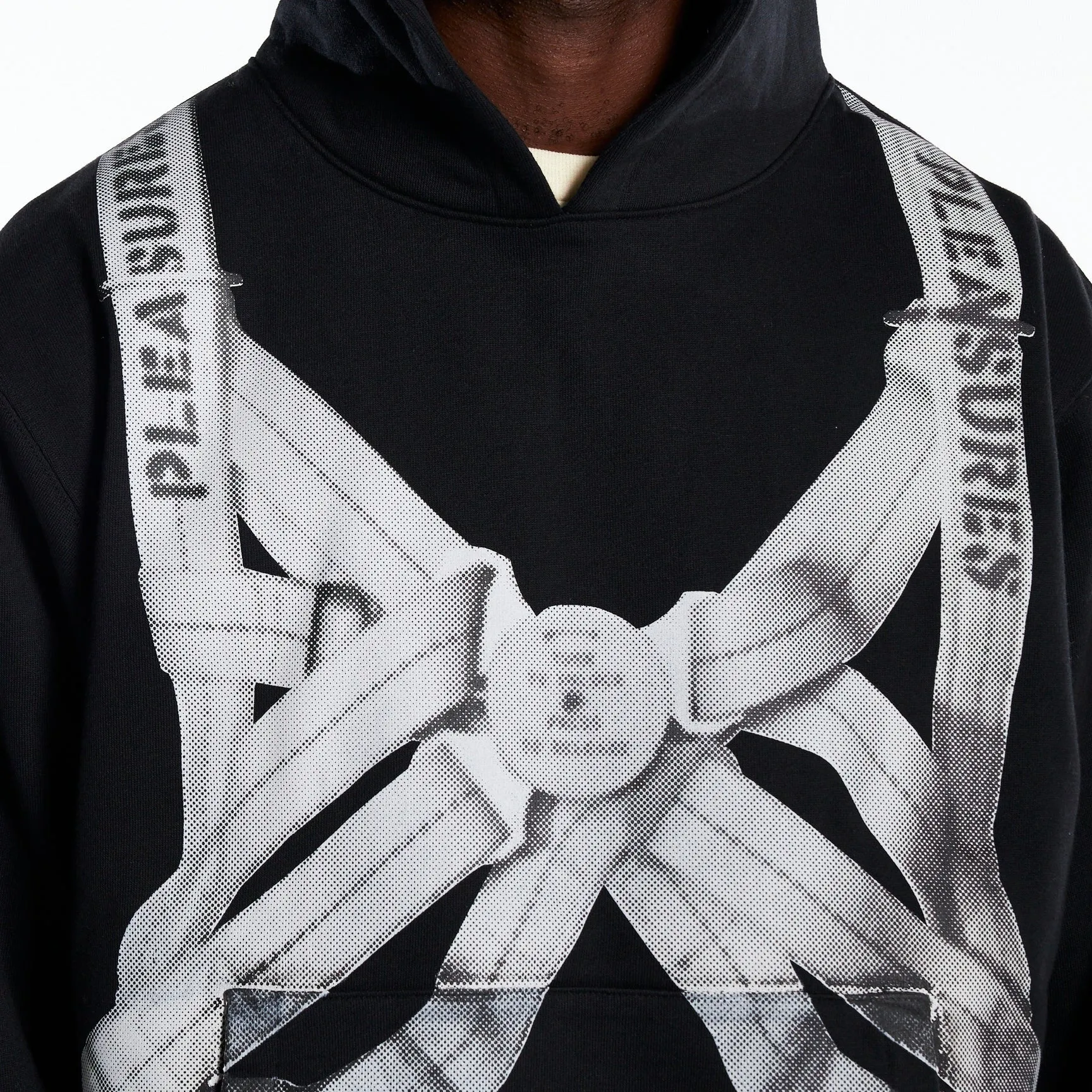 Pleasures Men Observer Hoodie Black