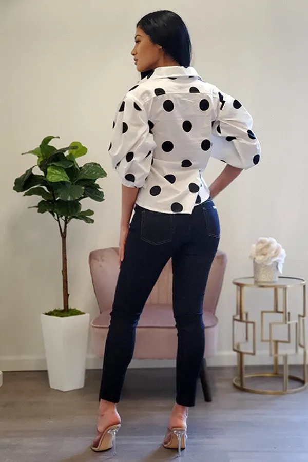 Polka Baby Top