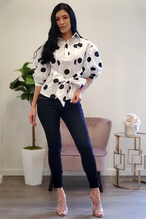 Polka Baby Top