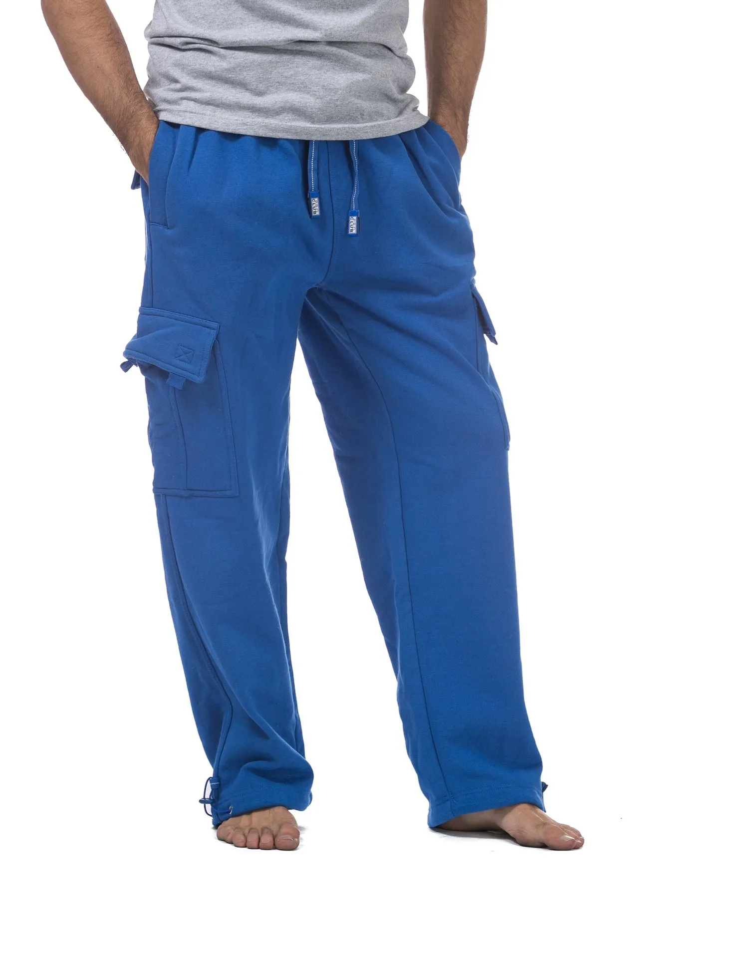 Pro Club Heavyweight Fleece Cargo Pants - ROYAL