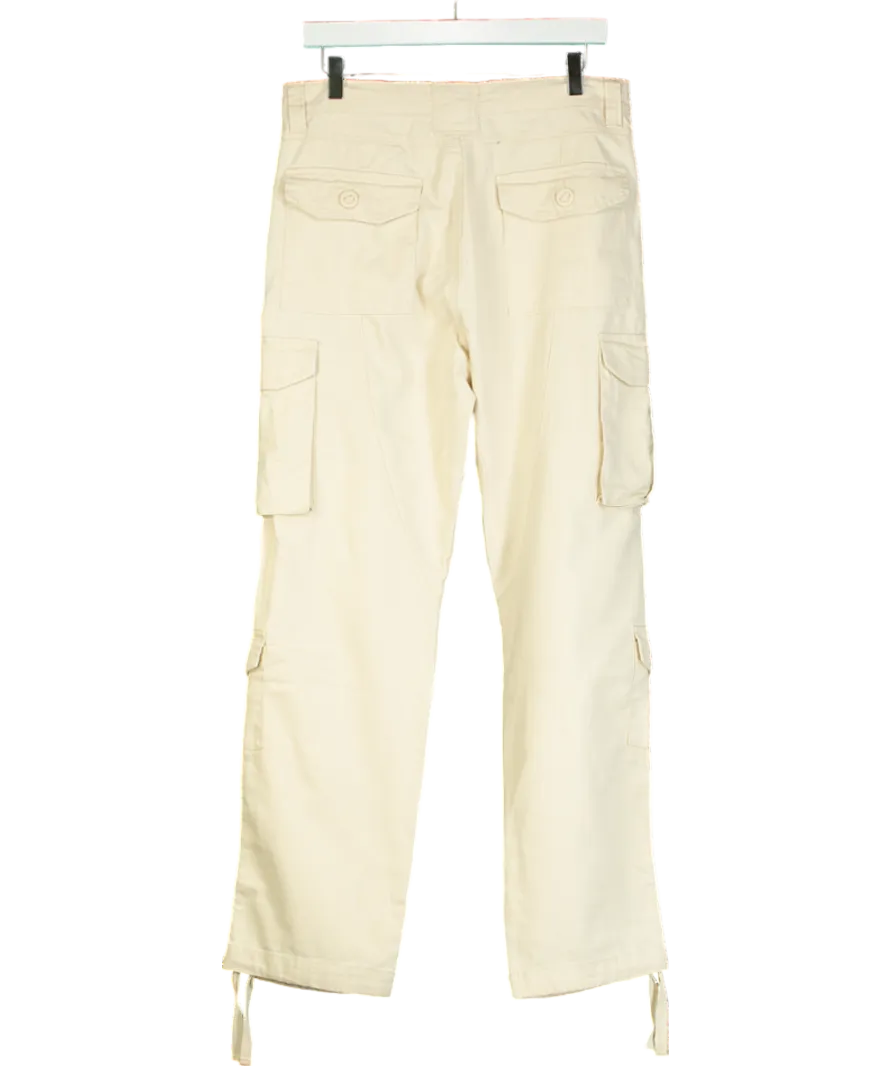 Pull&Bear Pocketed Beige Cargos W36