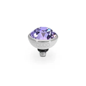 Qudo Bottone 10mm Silver Topper - Violet