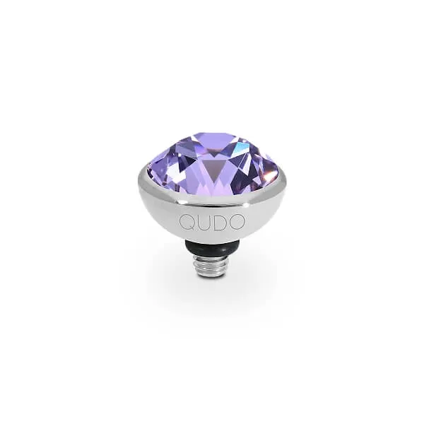 Qudo Bottone 10mm Silver Topper - Violet
