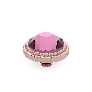 Qudo Fabero 10mm Rose Gold Topper - Iris