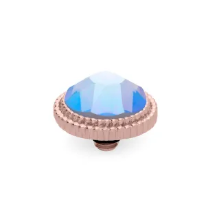 Qudo Fabero 10mm Rose Gold Topper - Tanzanite Shimmer