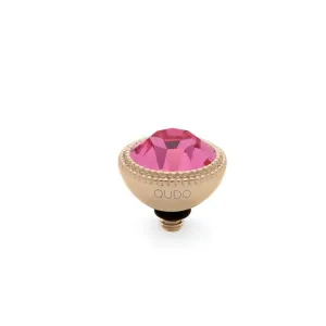 Qudo Fabero 11mm Gold Topper - Rose
