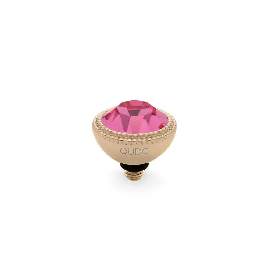 Qudo Fabero 11mm Gold Topper - Rose