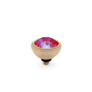 Qudo Fabero 11mm Gold Topper - Royal Red Delite